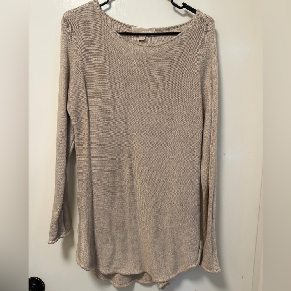 Michael Kors Taupe Knit Sweater